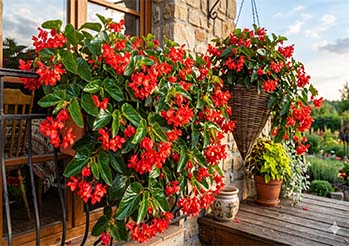 Begonia Dragon (Smocze Skrzydła) - dlaczego to absolutny hit na balkony? Uprawa i pielęgnacja