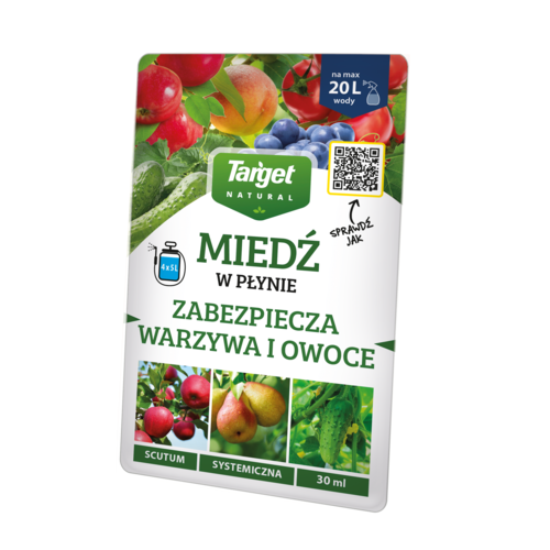SCUTUM Miedź w płynie 30ml Target Systemiczna ochrona warzyw i owoców