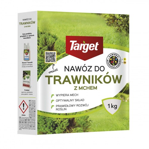 Nawóz do Trawników z Mchem Target Granulowany z Mikroskładnikami