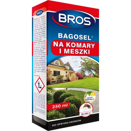 Bagosel 100ec Komary Muchy Meszki 250 Ml Bros 