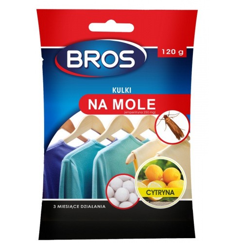 Cytrynowe Kulki Na Mole 120g Bros 