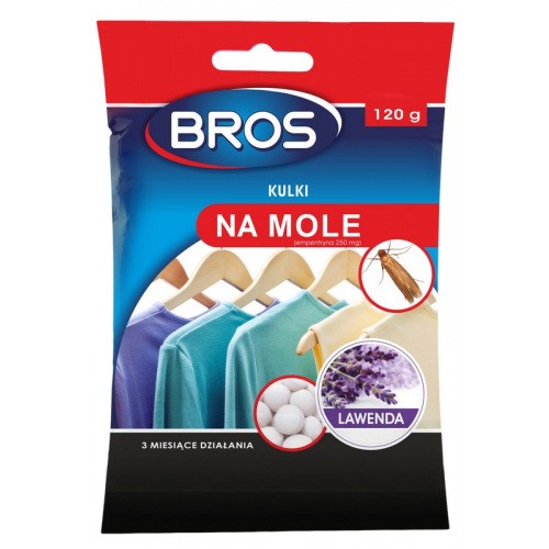 Lawendowe Kulki Na Mole 120g Bros 