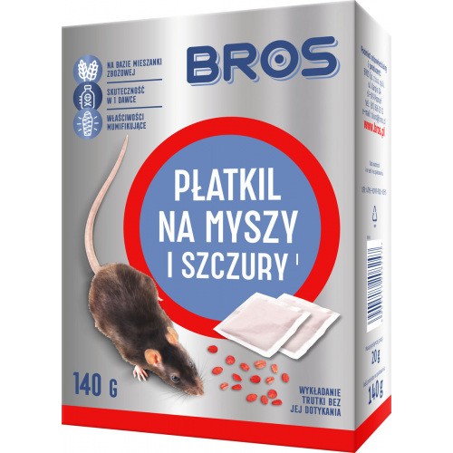 Płatkil na Myszy i Szczury 140g