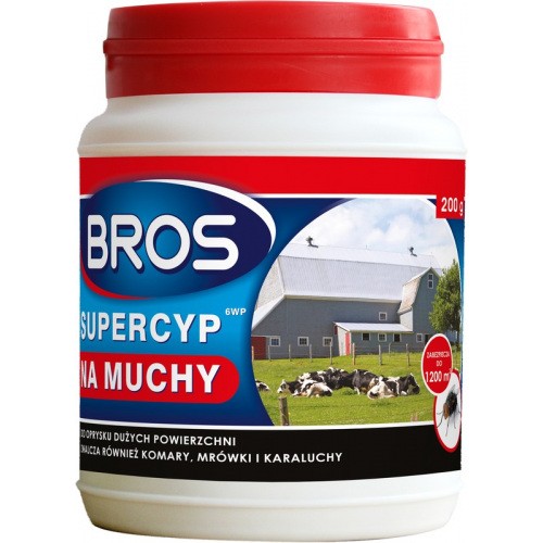 Supercyp Preparat Na Muchy, Komary, Owady 200g Bros 