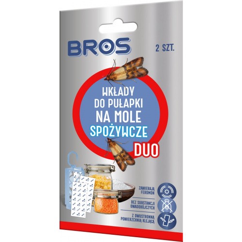 Wkłady Do Pułapki Na Mole Spożywcze DUO 2szt Bros