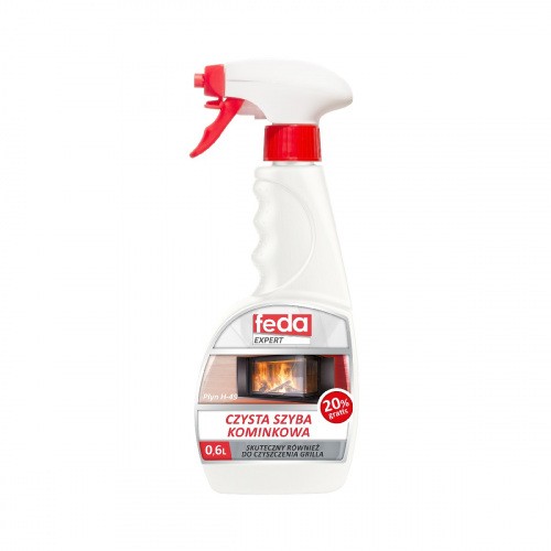 Płyn Do Mycia Szyb Kominkowych Kominków 600ml Czysta Szyba Kominkowa Feda