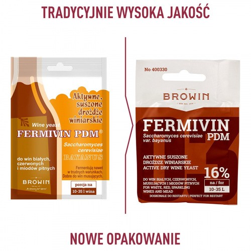 Drożdże Suszone Fermivin - 7g