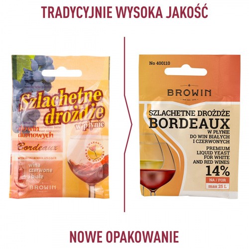 Drożdże Winiarskie Bordeaux 20ml