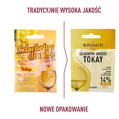 Drożdże Winiarskie do Win Białych Tokay 20ml