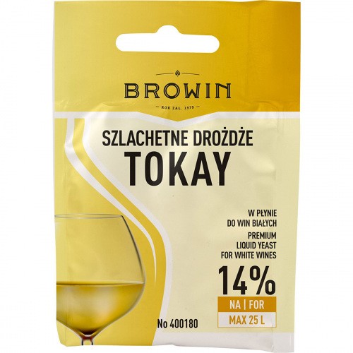 Drożdże Winiarskie do Win Białych Tokay 20ml