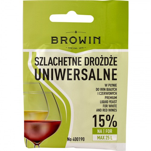 Drożdże Winiarskie Uniwersalne - 20ml