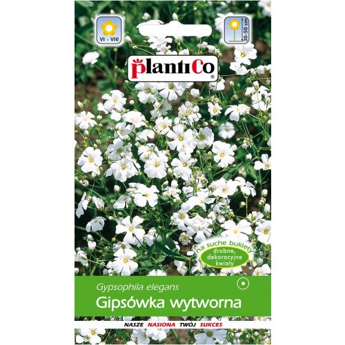 Gipsówka Wytworna Biała 1g PlantiCo