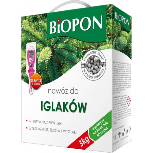 Nawóz Do Iglaków 3kg Biopon 
