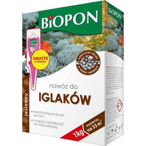 Nawóz Jesienny Do Iglaków 1kg Biopon 