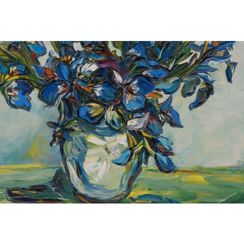 Obraz Olejny Kwiaty 70x60 Cm 