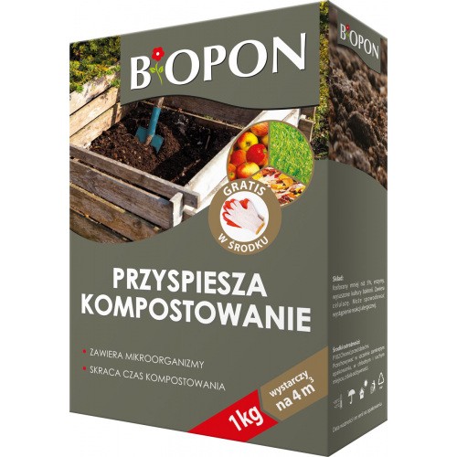 Komposter 1kg + Rękawice Gratis!!! Biopon 