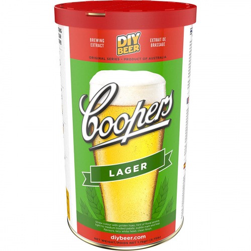 Koncentrat do Wyrobu Piwa Lager Coopers 1,7kg