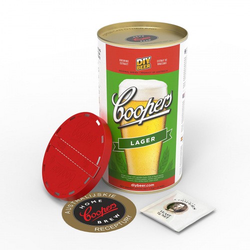 Koncentrat do Wyrobu Piwa Lager Coopers 1,7kg