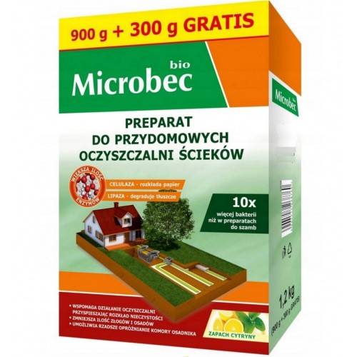 Microbec Bio Aktywator Do Szamba 900+300g Gratis Bros