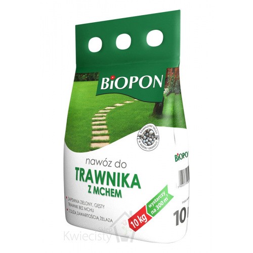 Nawóz Do Trawnika Z Mchem 10kg Biopon 