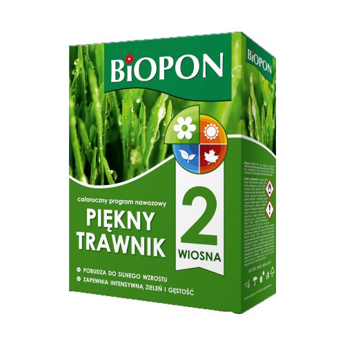 Piękny Trawnik Wiosna Nawóz do Trawnika 2kg Biopon