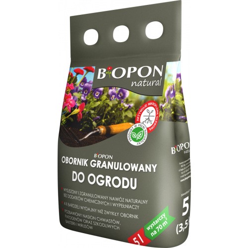 Obornik Granulowany Do Ogrodu 5l Biopon 