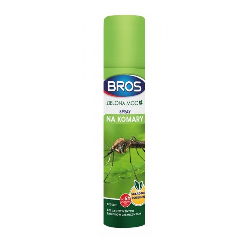 Spray Na Komary i Kleszcze Zielona Moc 90ml Bros