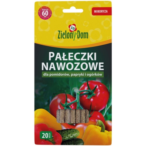 Pałeczki Nawozowe do Pomidorów, Papryki Zielony Dom 