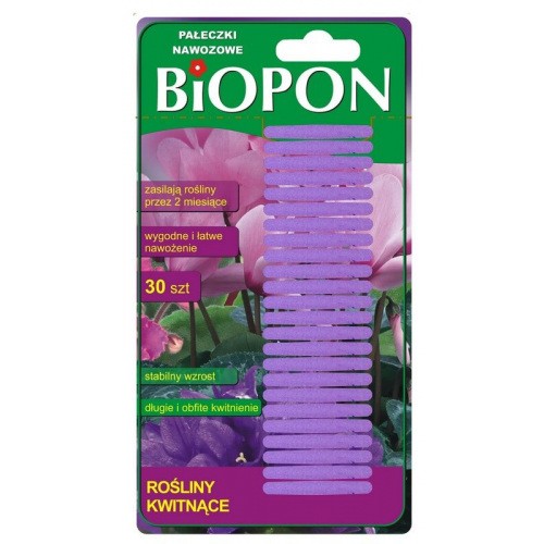 Pałeczki Nawozowe Do Roślin Kwitnących 30szt Biopon 