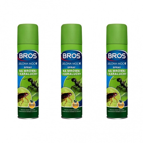 3szt Spray Na Mrówki i Karaluchy Zielona Moc Bros