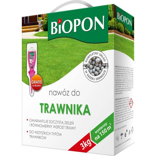 Nawóz Do Trawnika 3kg Biopon 