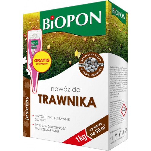 Nawóz Jesienny Do Trawnika 1kg Biopon 