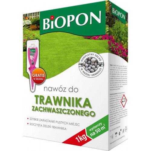 Nawóz Do Trawnika Zachwaszczonego 1kg Biopon 