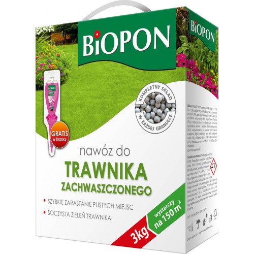 Nawóz Do Trawnika Zachwaszczonego 3kg Biopon 