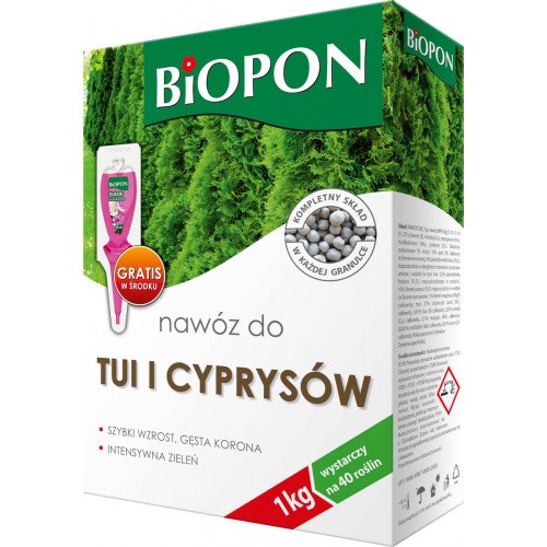 Nawóz Do Tui I Cyprysów 1kg Biopon 