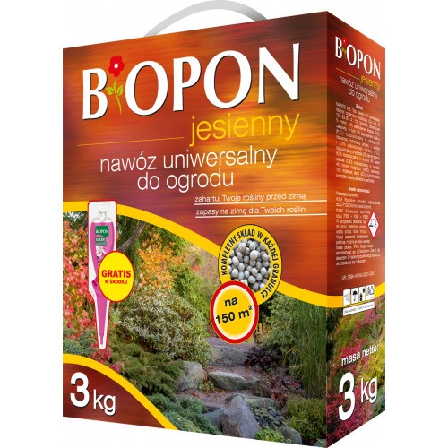 Nawóz Jesienny Uniwersalny 3kg Biopon 