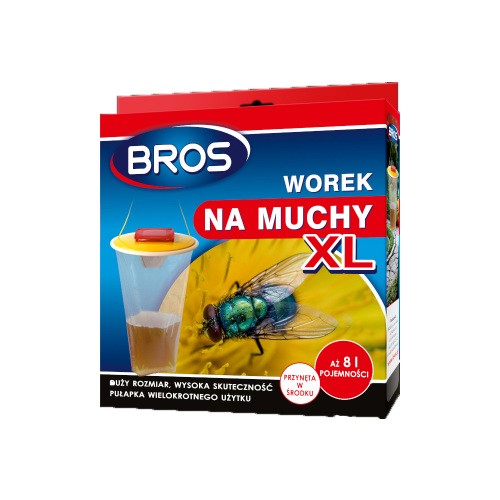 Pułapka Worek na Muchy XL z Przynętą Bros 
