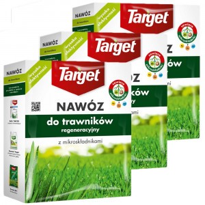3szt Nawóz Granulowany Do Regeneracji Trawników 1kg Target