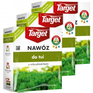 3szt Nawóz Granulowany Do Tui 1kg Target