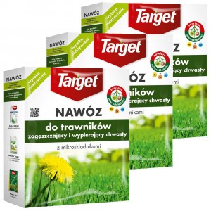 3szt Nawóz Granulowany Zagęszczający Na Chwasty 1kg Target