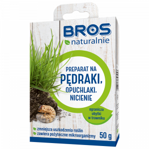 Preparat na Pędraki Nicienie Opuchlaki 50g BROS NATURALNIE