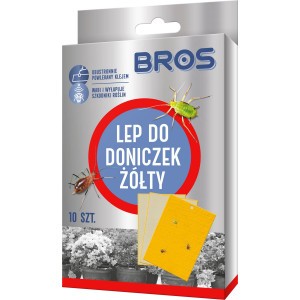 Lep Do Doniczek Żółty 10szt Bros