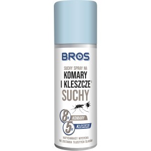 Suchy Spray na Komary i Kleszcze 90ml Bros