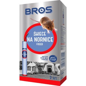 Świece Na Nornice Foger 3szt Bros 