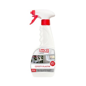 Płyn Do Czyszczenia Plastiku Mycia Tworzyw 600ml Czysty Plastik Feda