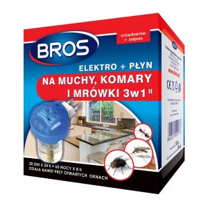 Elektro + Płyn Na Muchy Komary Mrówki Bros