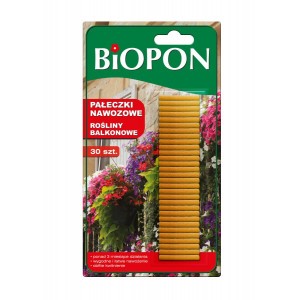 Pałeczki Nawozowe Do Roślin Balkonowych 30szt Biopon 