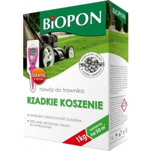 Nawóz Do Trawnika Rzadkie Koszenie Biopon 1kg