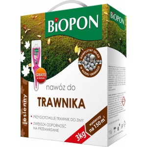 Nawóz Jesienny Do Trawnika 3kg Biopon 