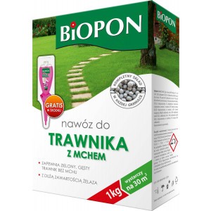 Nawóz Do Trawnika Z Mchem 1kg Biopon 